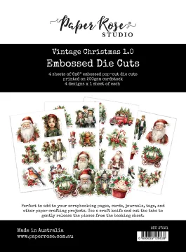 Vintage Christmas Embossed Die-Cuts
