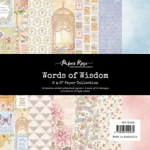 Words of Wisdom 6x6 Papers