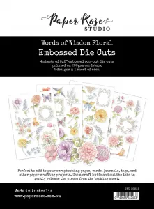 Words of Wisdom Floral Die-Cuts