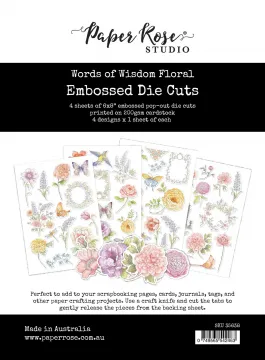 Words of Wisdom Floral Die-Cuts