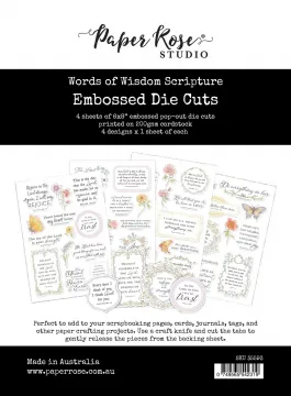 Words of Wisdom Scripture Die-Cuts