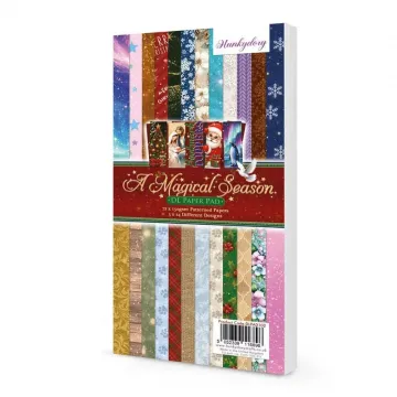 A Magical Christmas Slim Line Paper Pad, for 16 cards