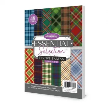 Festive Tartan Essential Selection Paper Pad, 48 sheets