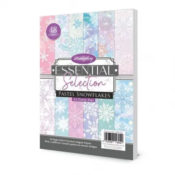 Pastel Snowflakes Essential Selection Paper Pad, 48 sheets