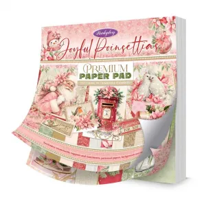 Joyful Poinsettias Premium Paper Pad, 192 pieces