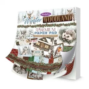 Winter Woodland Premium Paper Pad, 180 pieces