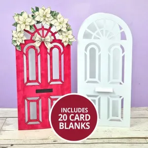 Fancy Front Door Slim Line Card Blanks, 20 cards & 20 envelopes