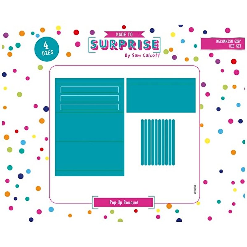 6x6 Pop Up Bouquet Die Set Mechanism by Made To Surprise