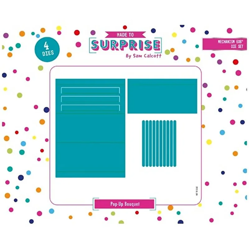 6x6 Pop Up Bouquet Die Set Mechanism by Made To Surprise