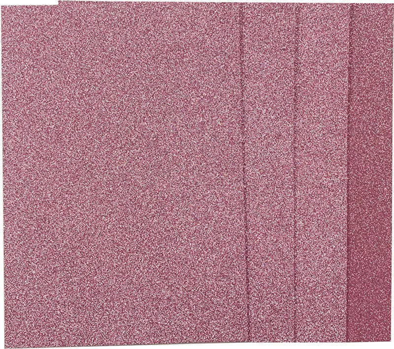 Pink Glitter Cardstock, 250gsm, 4 sheets