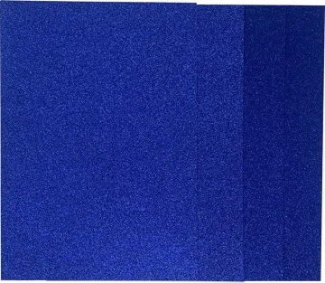 Blue Glitter Cardstock, 250gsm, 4 sheets