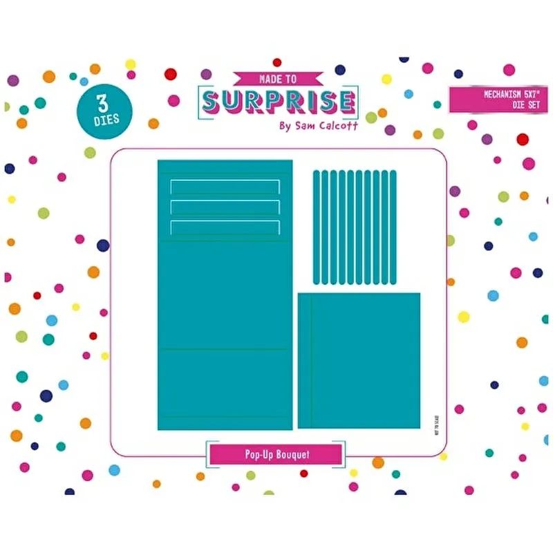 5x7 Pop Up Bouquet Mechanism Die Set by Made To Surprise