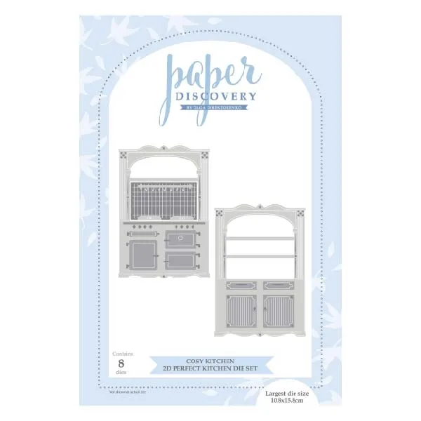 Perfect Kitchen Die set A5 2D Cosy Kitchen by Paper Discovery