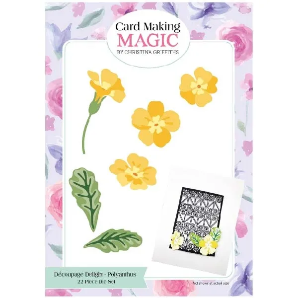 Polyanthus Die Set by Card Making Magic, Decoupage Delight