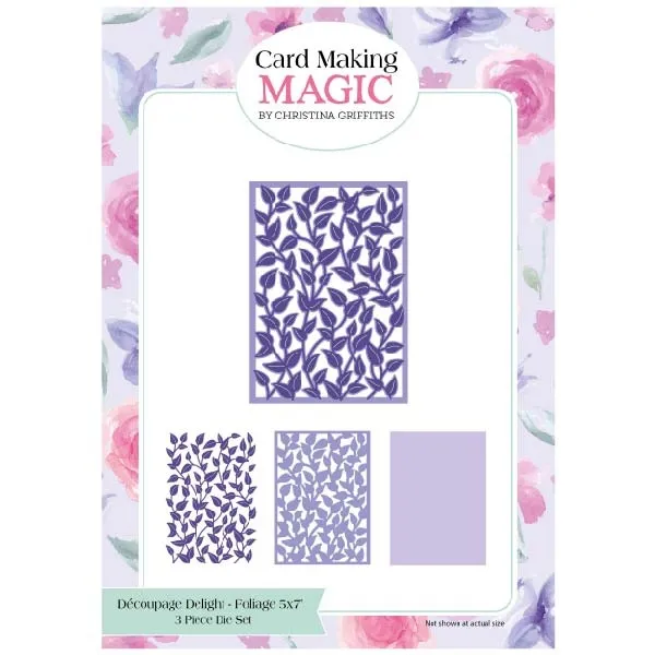 Foliage Background Die Set by Card Making Magic, Decoupage Delight