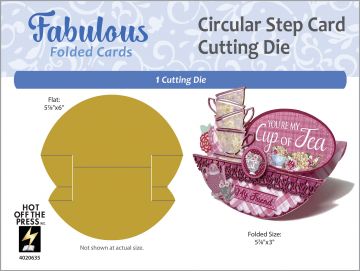 Circular Step Card Die by Fabulous Folded