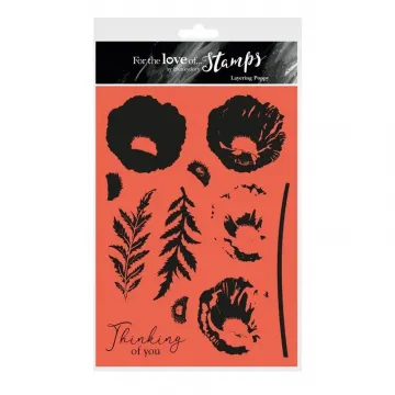 Layering Poppy A5 Stamp Set For the Love of Stamps
