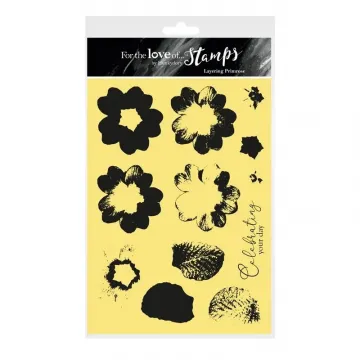 Layering Primrose A5 Stamp Set For the Love of Stamps