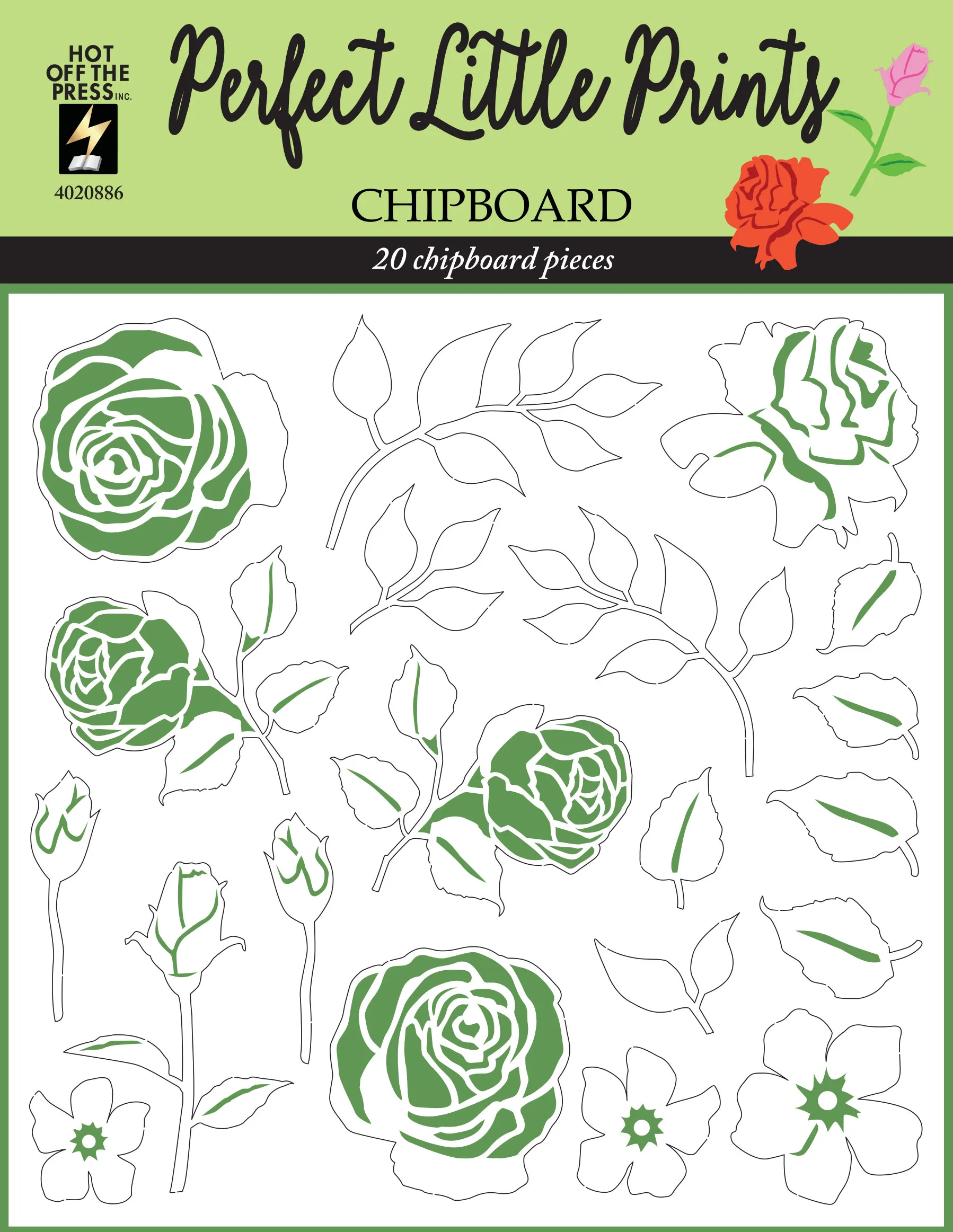 Perfect Little Prints Chipboard