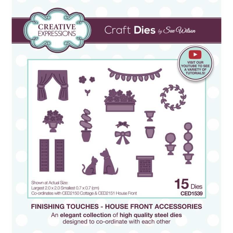 House Front Accessories Craft Die Creative Expressions Sue Wilson Finishing Touches