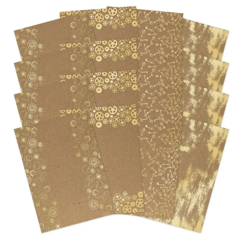 Clockwork Emporium Foiled Kraft Card Collection
