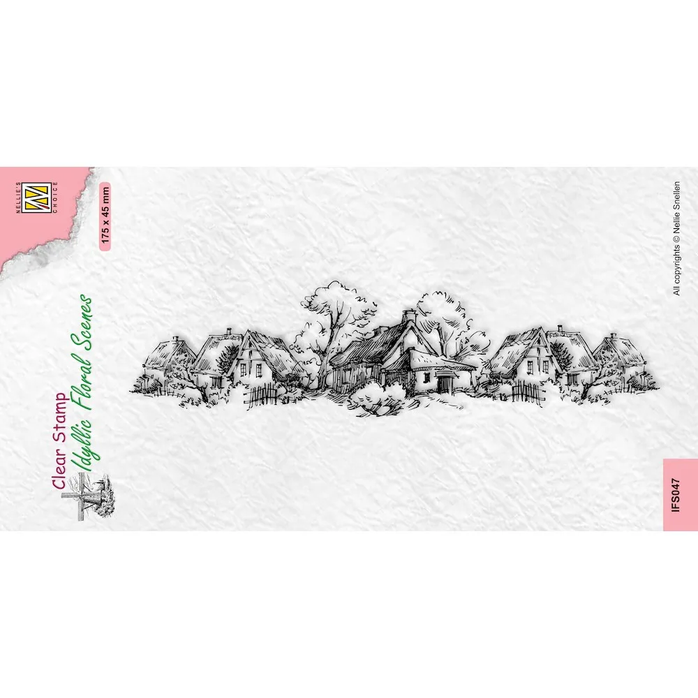 Nostalgic Houses Clear Stamp