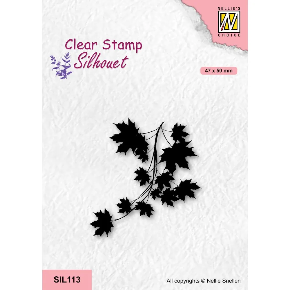 Maple Branch Clear Stamp