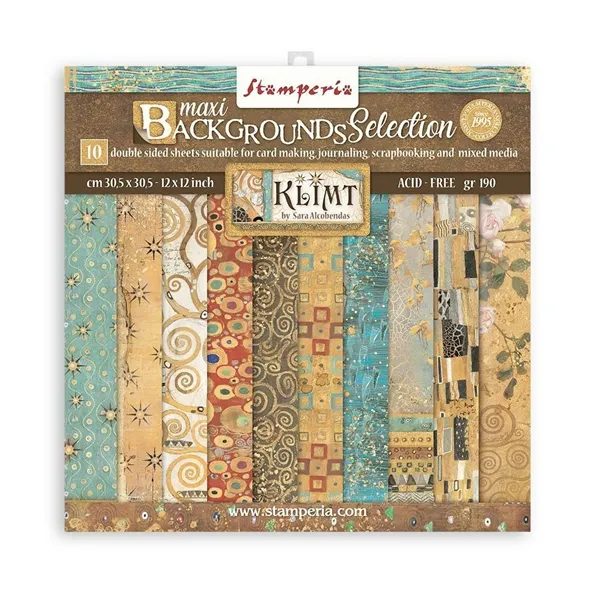 Klimt Background 12x12 Paper Pad
