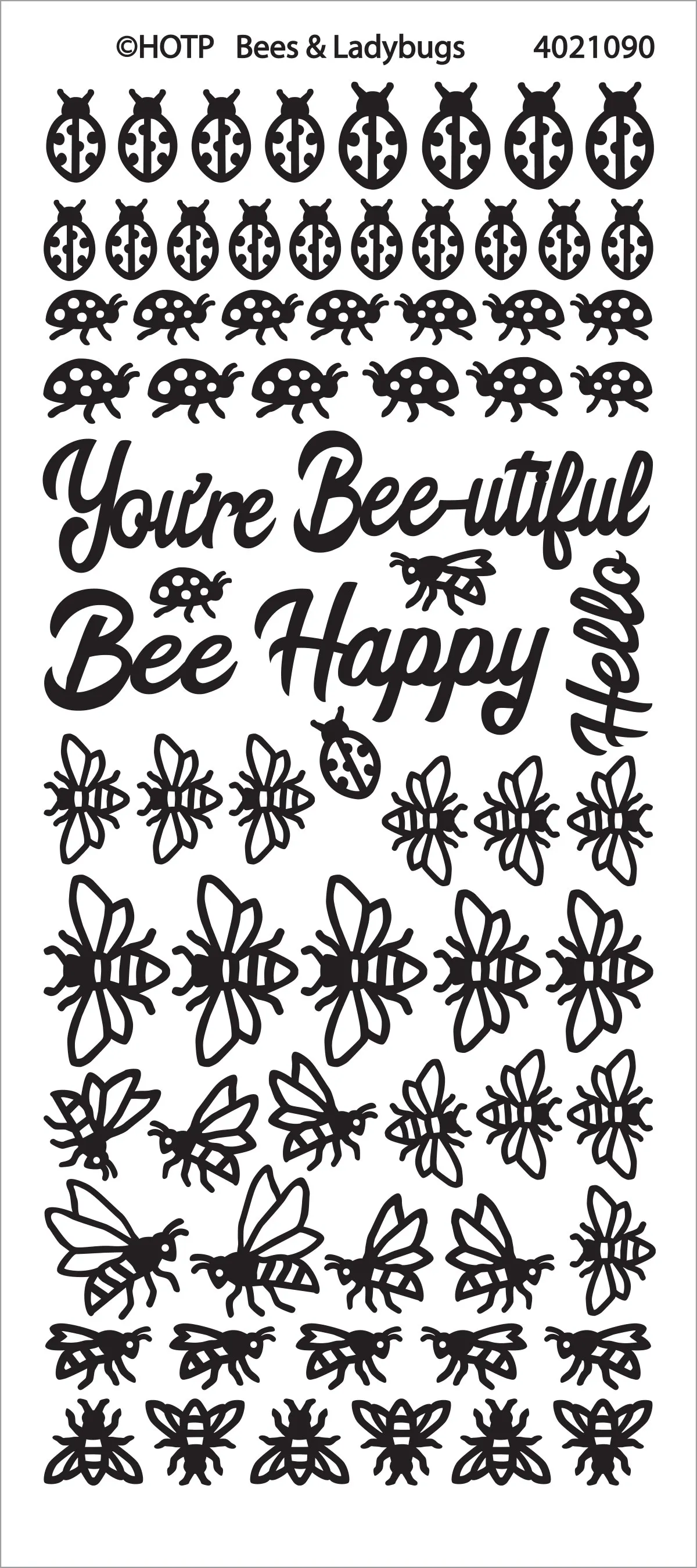 Bees & Ladybugs Dazzlesâ¢ Stickers