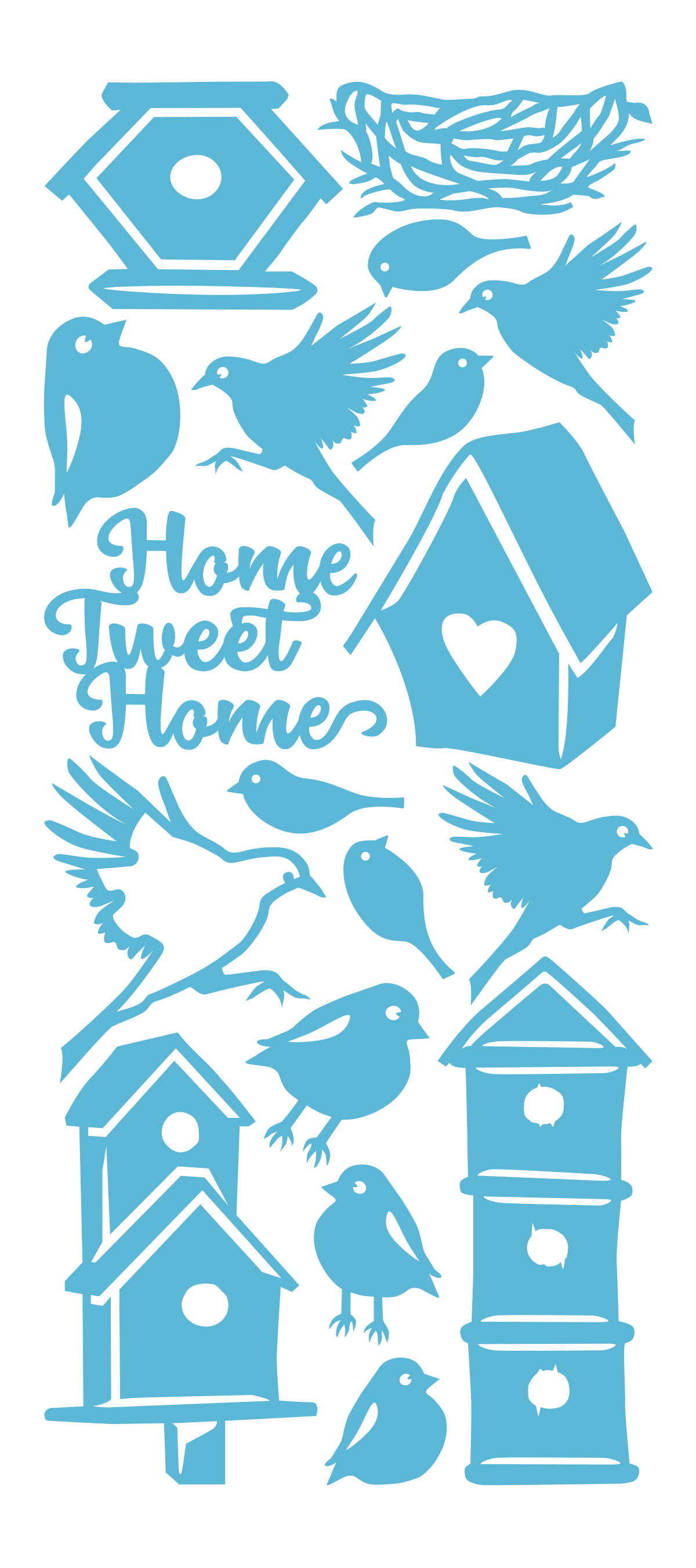 Birdhouse Dazzles™ Stickers