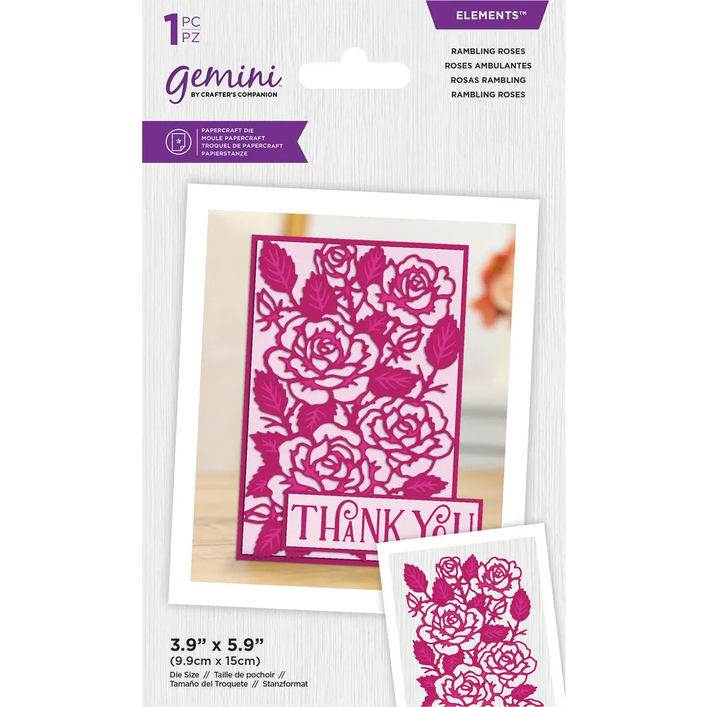 Rambling Roses Metal Die Elements