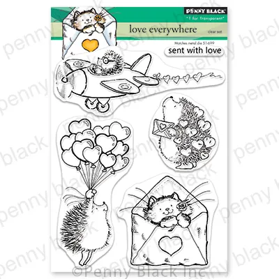 Love Everywhere Clear Stamps