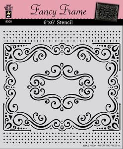 Fancy Frame 6x6 Stencil