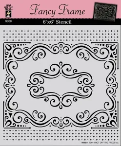 Fancy Frame 6x6 Stencil