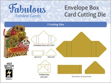 Fabulous Folded Envelope Box Card Cutting Dies Webisode Money Saver