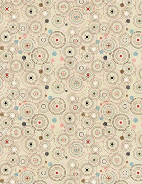 Circles & Dots Print 8.5x11 Paper, 25 Sheets