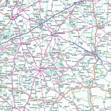 Road Map 12x12 Paper, 15 Sheets