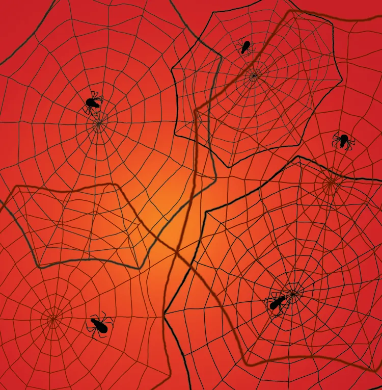 Halloween Spiders 12x12 Sheet