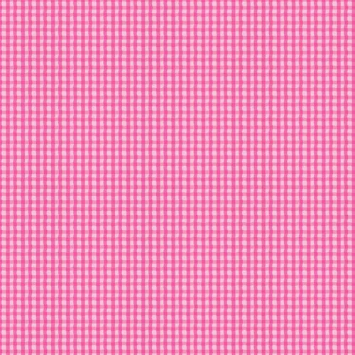 Sheet  Bright Tints Pink Gingham