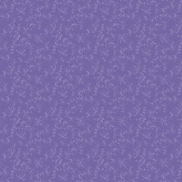 Lavender Flowers On Purple 12"x12"