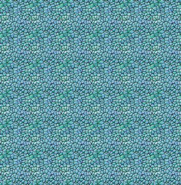 Blue/Green Mosaics 12"x12", 15 Sheets