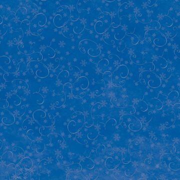 Blue Snowflakes & Swirls 12"x12", 15 Sheets