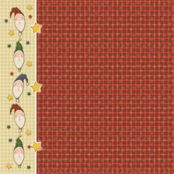 Sheet Santa Plaid