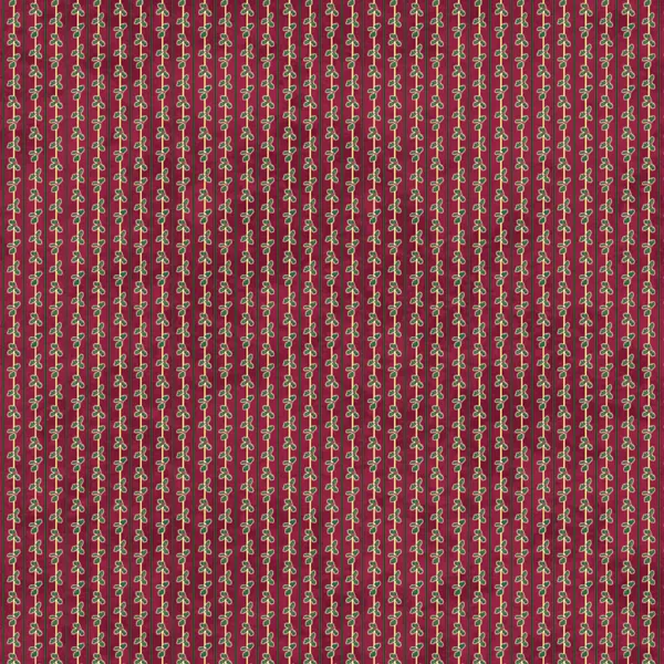 Sheet  Holly Stripe On Red