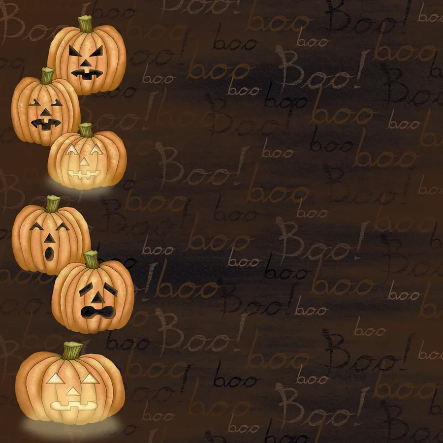 Sheet  Pumpkin Border