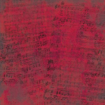 Red Music 12x12, 15 sheets