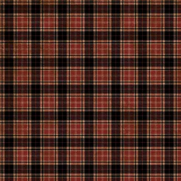 Rust/Black Plaid 12x12, 15 Sheets