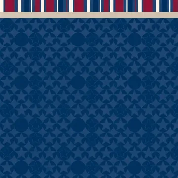 Patriotic Blue Border 12x12, 15 Sheets