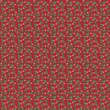 Red Holly 12x12 Paper, 15 Sheets