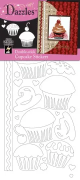 Double Stick Cupcakes Dazzlesâ¢ Stickers
